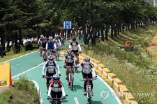 자전거 투어단 상주 자전거길 투어