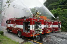 지진대비 울산 무룡터널 출동훈련