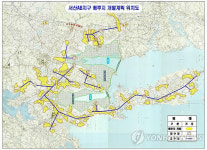 간월호 물 서산ㆍ태안ㆍ홍성 공급 계획도