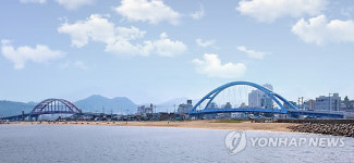 속초 설악대교와 금강대교