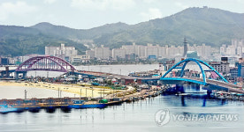 속초 설악대교와 금강대교