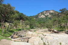수성동계곡 복원공사 완료