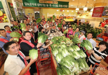 마트 납품 농민들이 직접