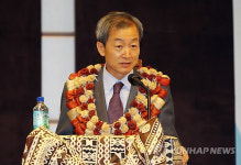 축사하는 안호영 외교부 제1차관