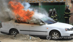 인천 철거예정지 루원시티에서 화재재연실험