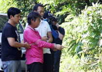 제주 올레길 살인사건 경찰 현장 확인