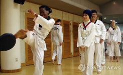 태권도가 재미 있어요