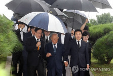 손학규, 백범 김구 선생 묘역 참배