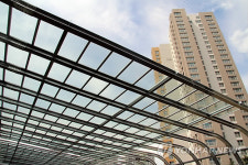 세종시 첫마을 옆 국도에 설치되는 방음벽