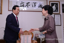박근혜, YS 예방