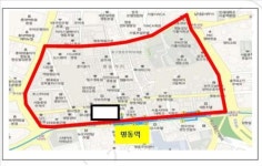 다같은 명동? 상가가격 최고 17배 차이