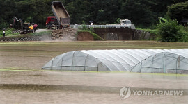 경남 합천서 폭우 피해 속출..1명 숨져(종합2보)