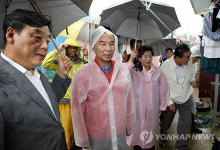 태안 수해현장 찾은 새누리당 재해대책위