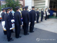 故서명갑 소방장 영결식