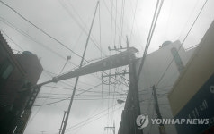 쓰러진 십자가 구조물