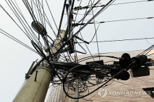 <초점> 전선에 통신·케이블선까지…과적 전신주