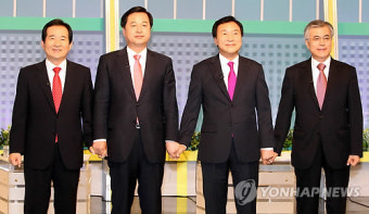 민주 경선주자들 