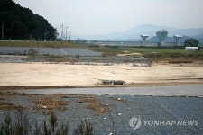 태풍 산바에 상주·구미 낙동강 둔치 곳곳 유실
