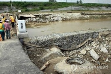 태풍 산바에 상주·구미 낙동강 둔치 곳곳 유실