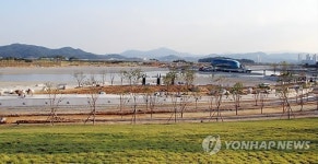 세종시 호수공원 윤곽…내달 2일 담수식
