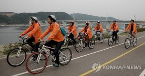 4대강 자전거로 달리며 모국을 느끼다