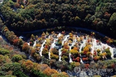 <카메라뉴스> 덕유산 오토캠핑장 단풍으로 장식