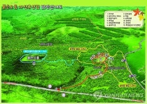 서귀포 붉은오름자연휴양림 안내도