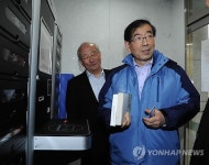 박원순 시장 상림마을 작은도서관 방문