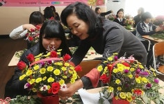 오늘은 꽃으로 수업해요