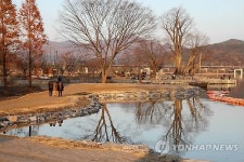 양평 두물머리 마지막 4대강 사업 마무리