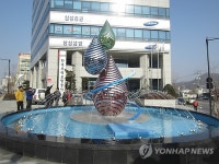원주시 도심 곳곳에 분수대 설치...천사분수대 눈길