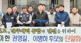 경남 20여개 노조, 도지사 선거 야권 단일화 촉구