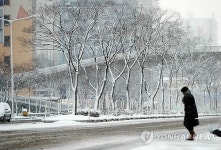 눈 내린 광주