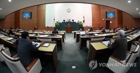 성남시 의회 파행으로 준예산 편성