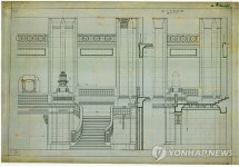 조선총독부 중앙홀 북면도
