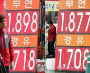 휘발유 가격 17주째 하락