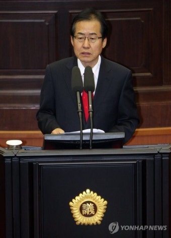 홍준표 대한태권도협회장 