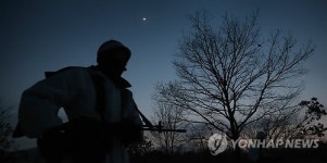 '혹한기 야간 경계'