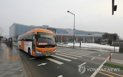 세종시서 운행되는 BRT차량 디젤하이브리드버스