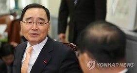 정홍원 총리, 황우여 대표 예방