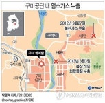 <그래픽> 구미공단 내 염소가스 누출