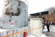 폭발한 옥외탱크