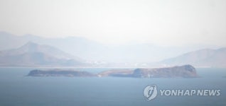 백령도 타격부대 있는 북한 월내도