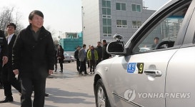 개인택시노조 방문한 안철수 예비후보