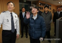 노원경찰서 방문한 안철수 예비후보