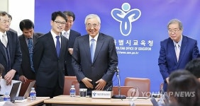 문용린 교육감 취임 100일 간담회
