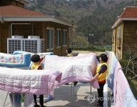 울산 적십자 이동세탁 봉사