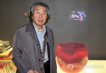 밀라노 한국공예전에 참가한 정해조 배재대 명예교수