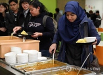 선문대 할랄 푸드코트 모슬렘 학생에 인기