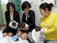 청주 경사…올해 두번째 세쌍둥이 출산